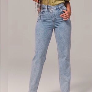 Abercrombie & Fitch Light Blue Straight Leg Jeans